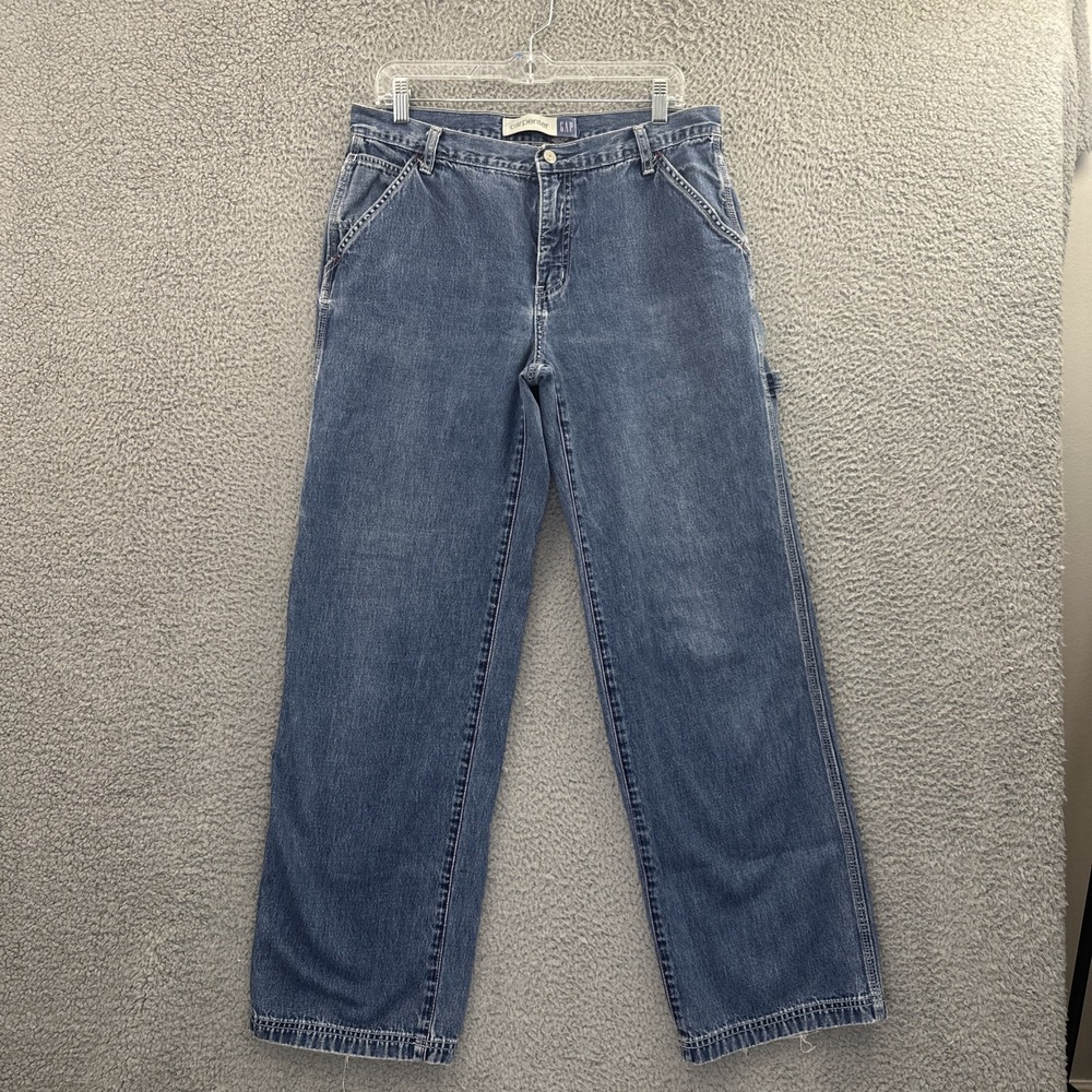 Vintage‎ Y2K 2000 GAP Carpenter Jeans Baggy Loose Grunge Skater Women's 10 x 31